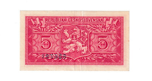 1949 5 Kčš séria A stav Xf