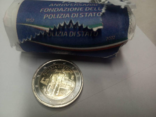2022 Taliansko 2 eurá Polícia