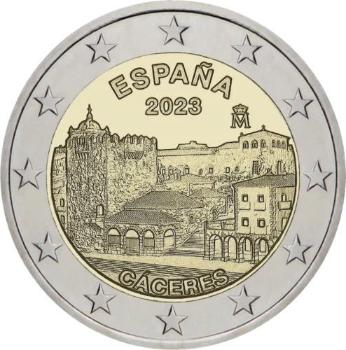 2023 Španielsko 2 eurá Caceres