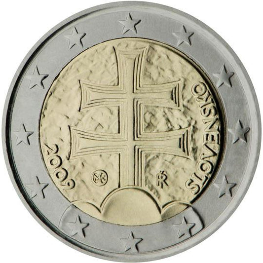 2015 2 eurá Slovensko UNC
