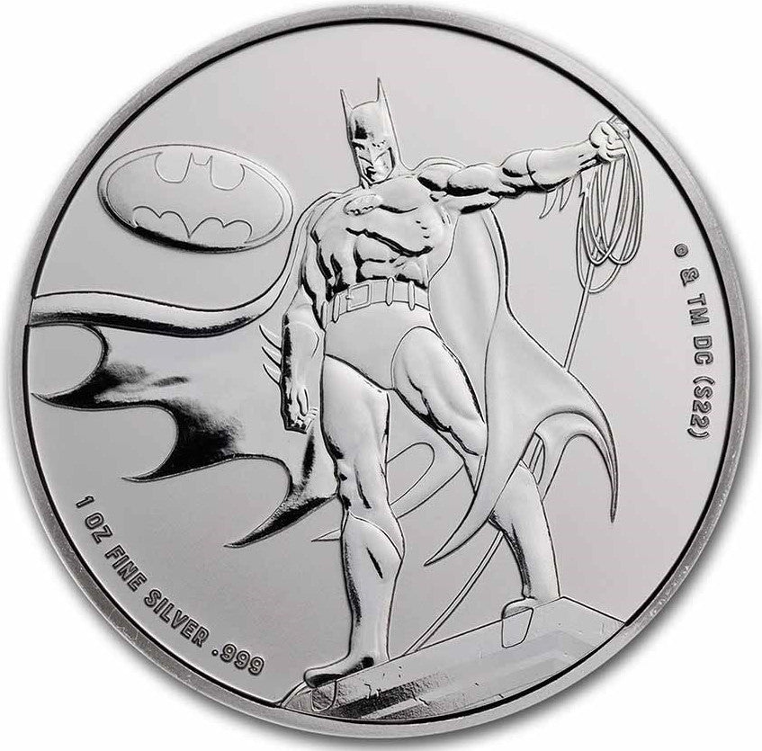 2023 5 Dollars Samoa BU 1 Oz Ag DC Comics Batman