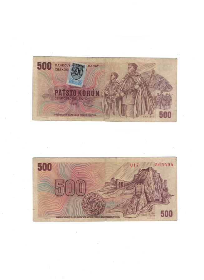 1973 500 Kčš SNP Seria U 17