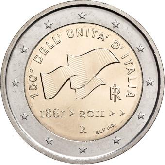2011 2 EURO Taliansko - 150. výročie zjednotenia