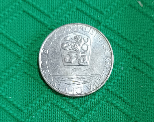 1967 10 Kčs - Academia Istropolitana - 500. výročie založenia