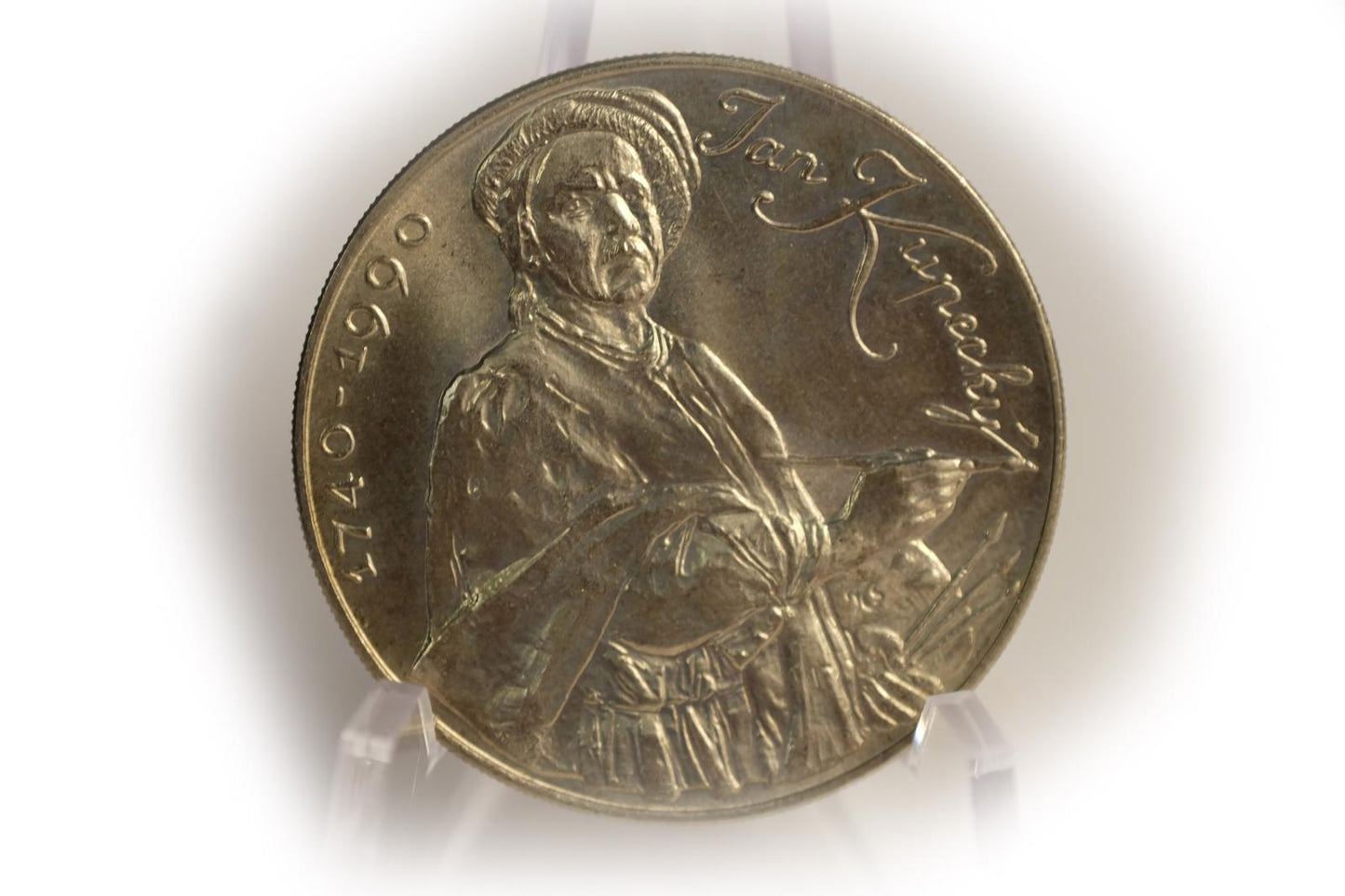 1990 100 Kčs - Jan Kupecký - 250. výročie úmrtia