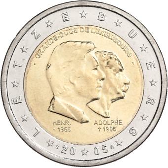 2005 2 Euro Luxembursko - 50. výročie narodenia veľkovojvodu Henriho