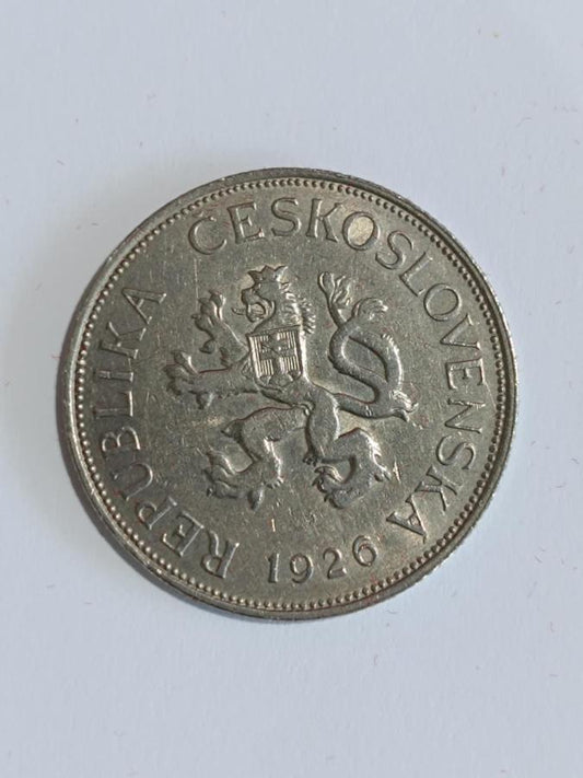 1926 5 kč Československo