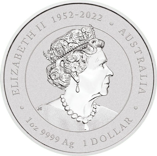 2024 Dollar Austrália BU1 Oz Ag, Lunar III. – Year of the Dragon