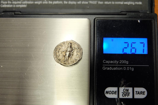 Severus Alexander, AR denár z r. 190 , 2,67g AEQVITAS AVG nádherný stav