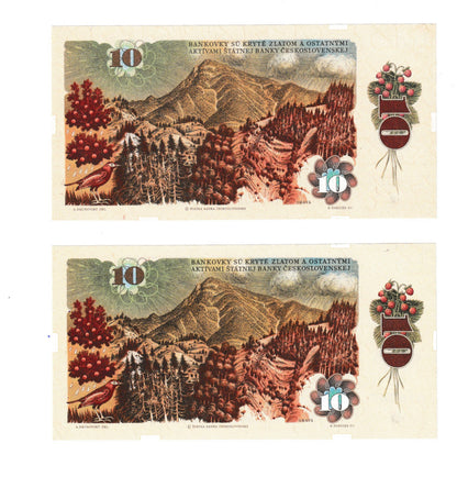 1986 10 kčs Hviezdoslav Séria J
