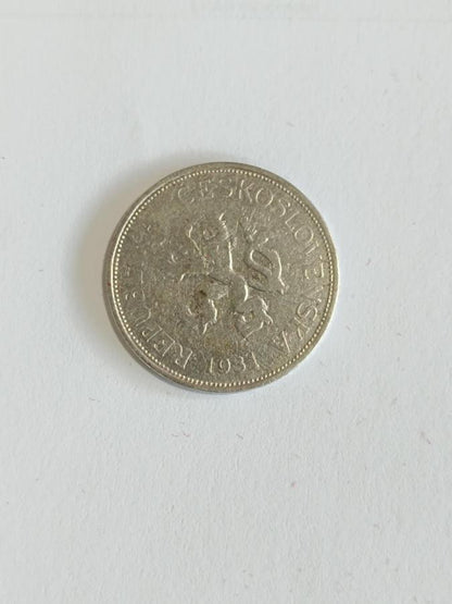 1931 5 korún Československo