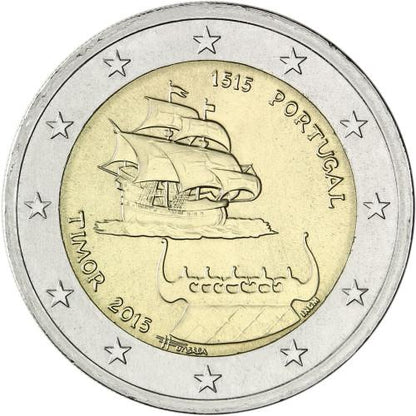 2015 2 Euro Portugalsko - 500 rokov objavenia Timoru