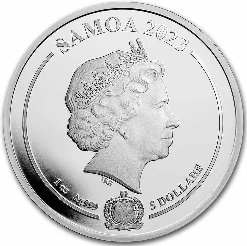 2023 5 Dollars Samoa BU 1 Oz Ag DC Comics Batman