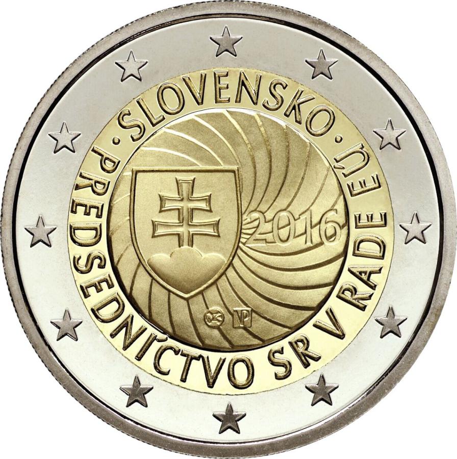 Slovensko 2 euro 2016  Prvé predsedníctvo Slovenskej republiky v Rade Európskej únie Karta