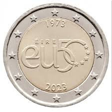 2023 írsko 2 eurá UNC vstup Írska do Európskej únie