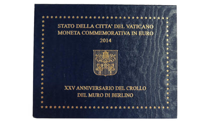 2014 Vatikán 2 euro Berlínsky múr