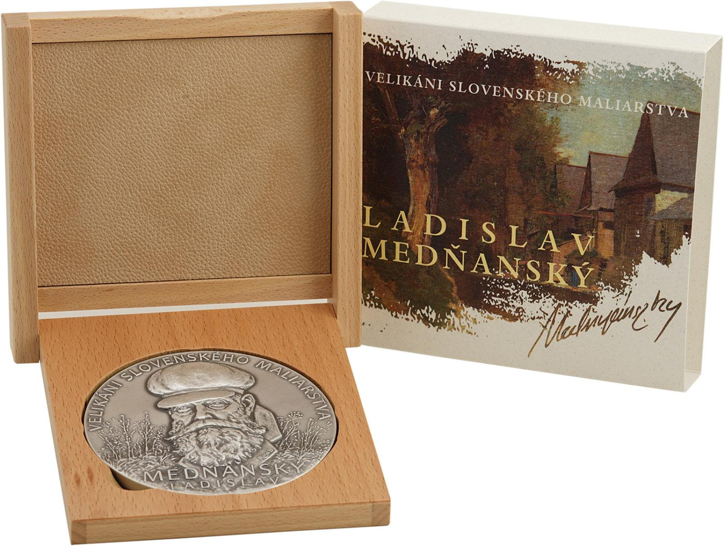 Strieborná medaila - Velikáni Slovenského maliarstva - Ladislav Medňanský