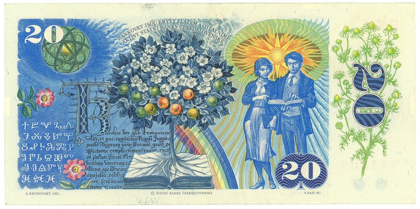1988 20 korun Komenský H56