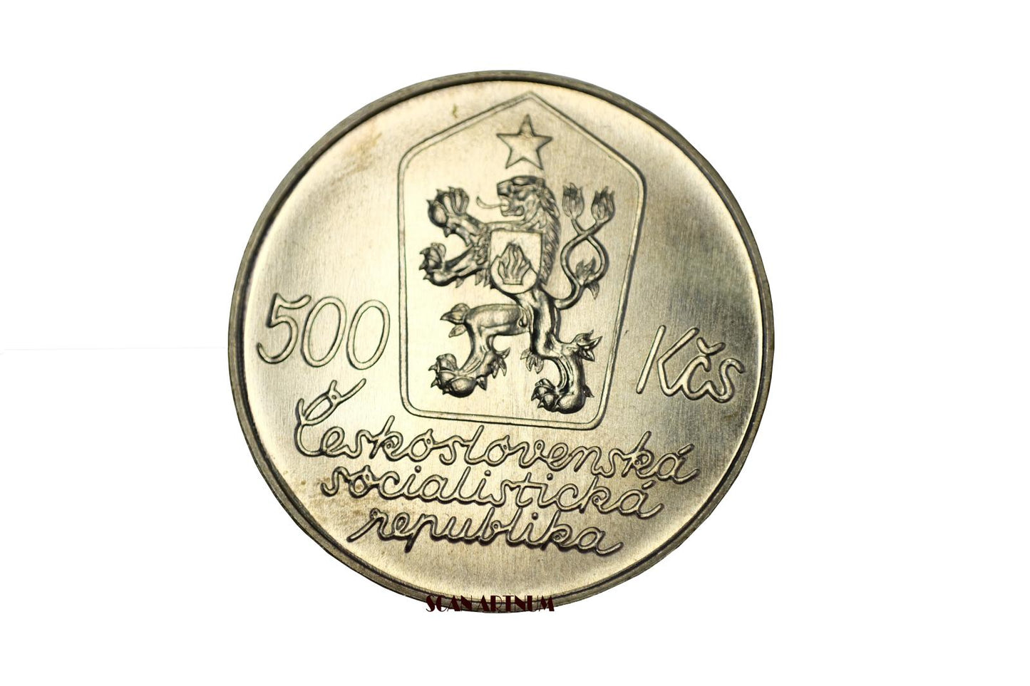 1987 / 500 kčs Vzácna minca J. Lada krásny zberateľský stav