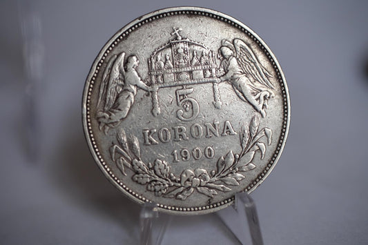 1900 František Jozef I. - 5 Koruna  KB