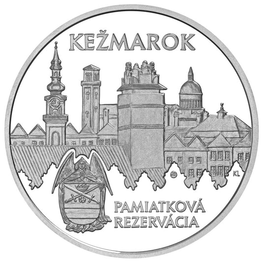 2025 Strieborná minca 20€ - Pamiatková rezervácia Kežmarok