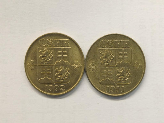 1 Koruna 1991 a 1992