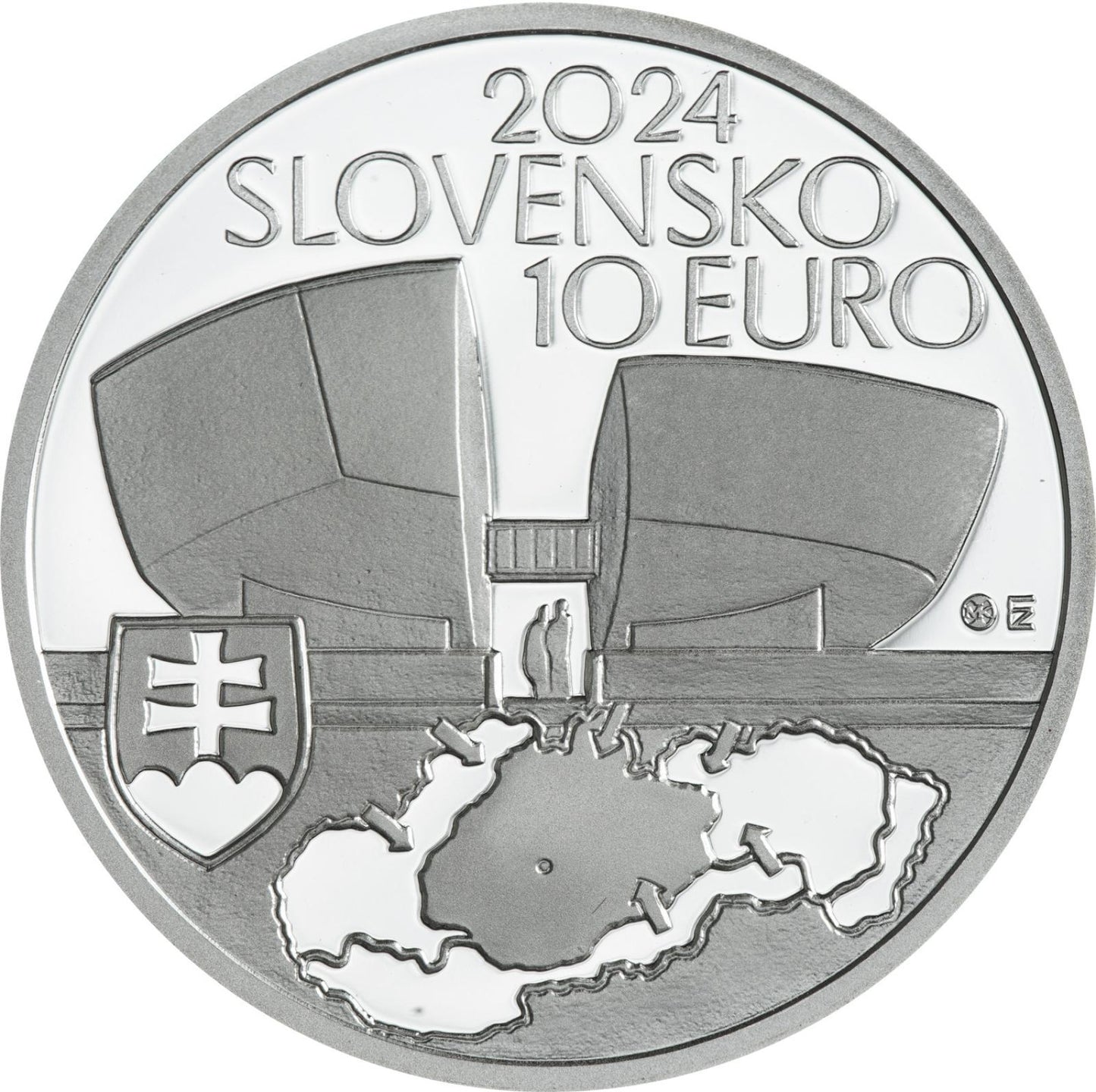 2024 10 EUR Strieborná minca SNP - 80. výročie Proof a BU