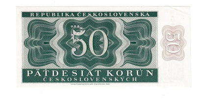 1950 50 kčs séria B Stav xf perforácia S