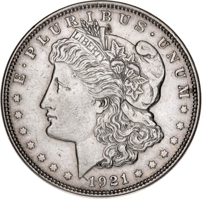1921 Strieborná veľká minca Morgen dollar