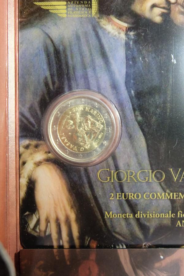 2011 Georgo Vasari 2 euro San Maríno