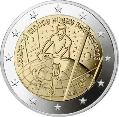 2023 Francúzsko  2 eurá Svetový šampionát v ragby