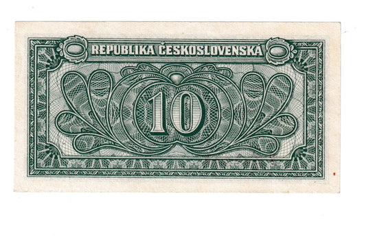 1950 10 Kčš séria F stav Au