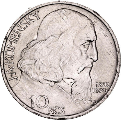 1957 10 Kčs -Komenský
