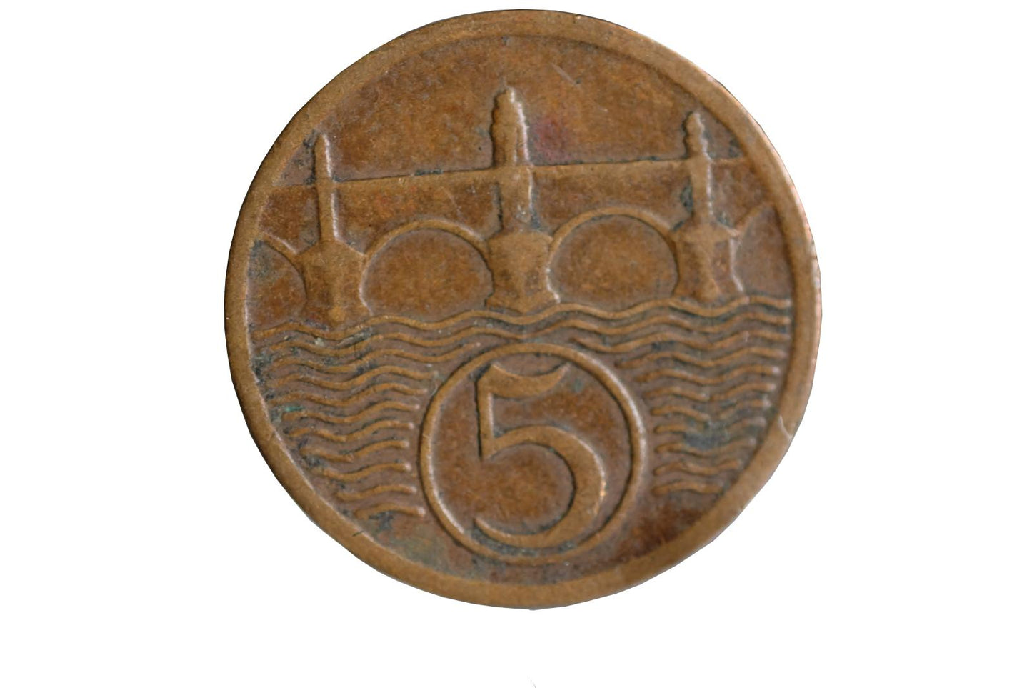 1929 5 Halier Krásny zbierkový stav!