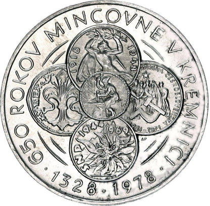 1978 / 50 kčs 650. výročie Mincovne v Kremnici