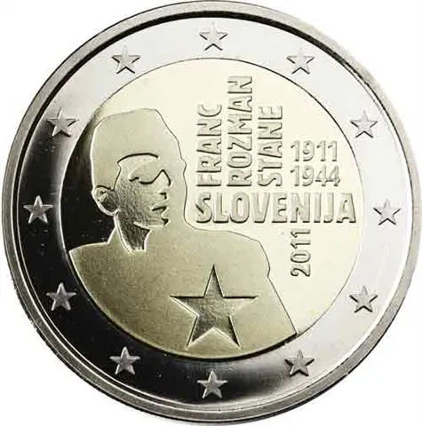2011 2 EURO Slovinsko - Franc Rozman-Stane