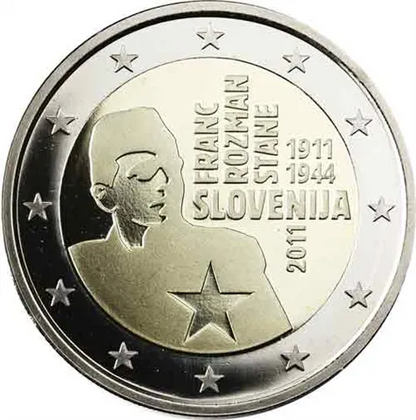 2011 2 EURO Slovinsko - Franc Rozman-Stane
