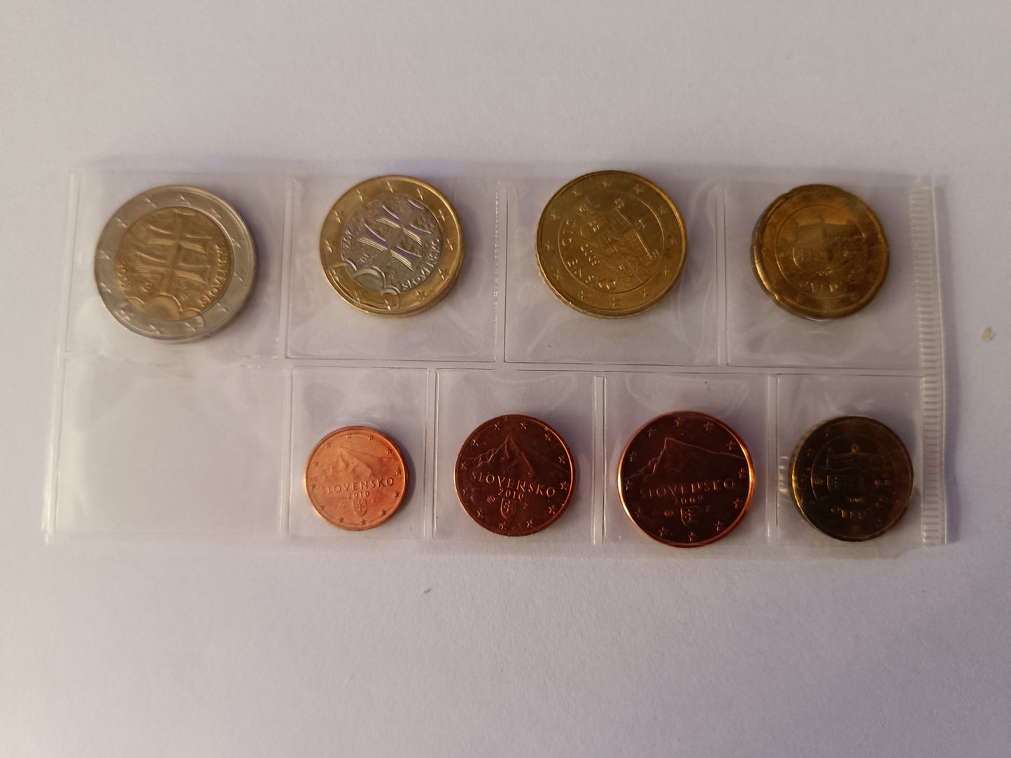 2009 Slovensko set euromincí komplet unc