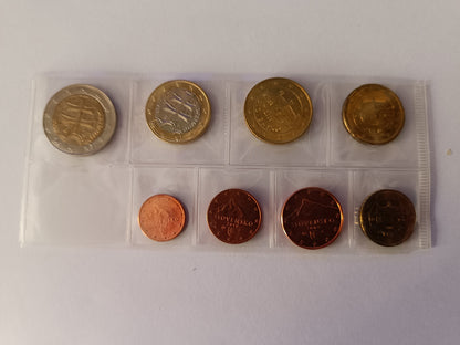 2009 Slovensko set euromincí komplet unc