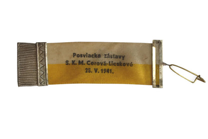 1941 Pripomienkový odznak - stuha Slovenský štát posviacka zástavy