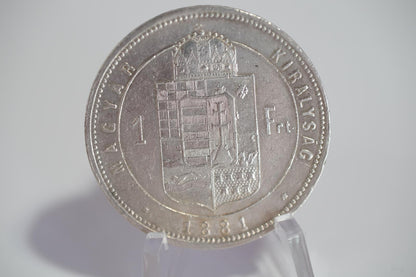 1881 František Jozef I. - 1 Forint Kb