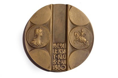 MEDAILA 1980 - Medaila pri príležitosti založenia medailérskeho klubu v Bratislave. S.N.S.