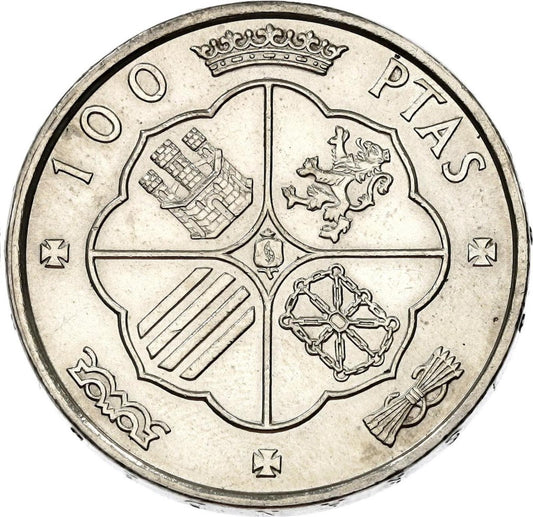 1966 100 Pesetas Španielsko Francisco Franco