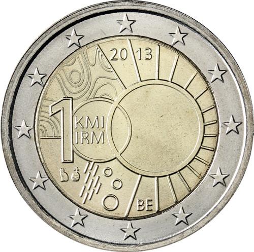 2013 2 EURO Belgicko - Meteorologický inštitút