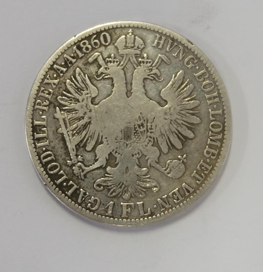 1860 A 1 Florin  Franc Jozef