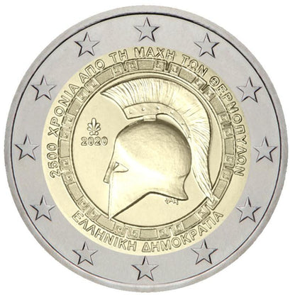 2020 Grécko 2 eurá Termopyly