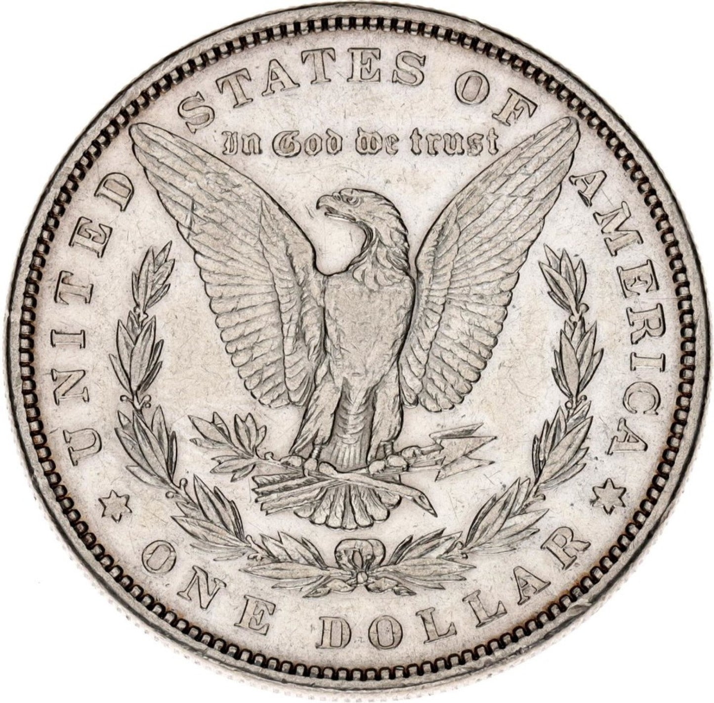 1885 Strieborná veľká minca Morgen dollar