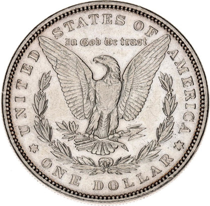 1885 Strieborná veľká minca Morgen dollar