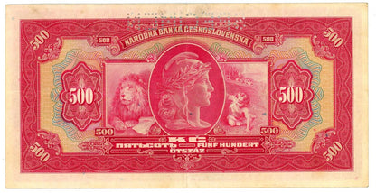 1929 500 Korún Speciman série H