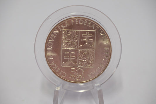 1990 / 50 kčs Svatá Anežka Česká